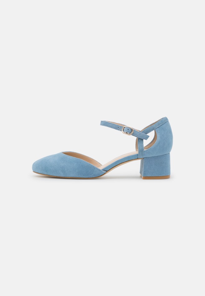Gabour | Cuir Exclusif - Talons Classiques Bleu Foncé